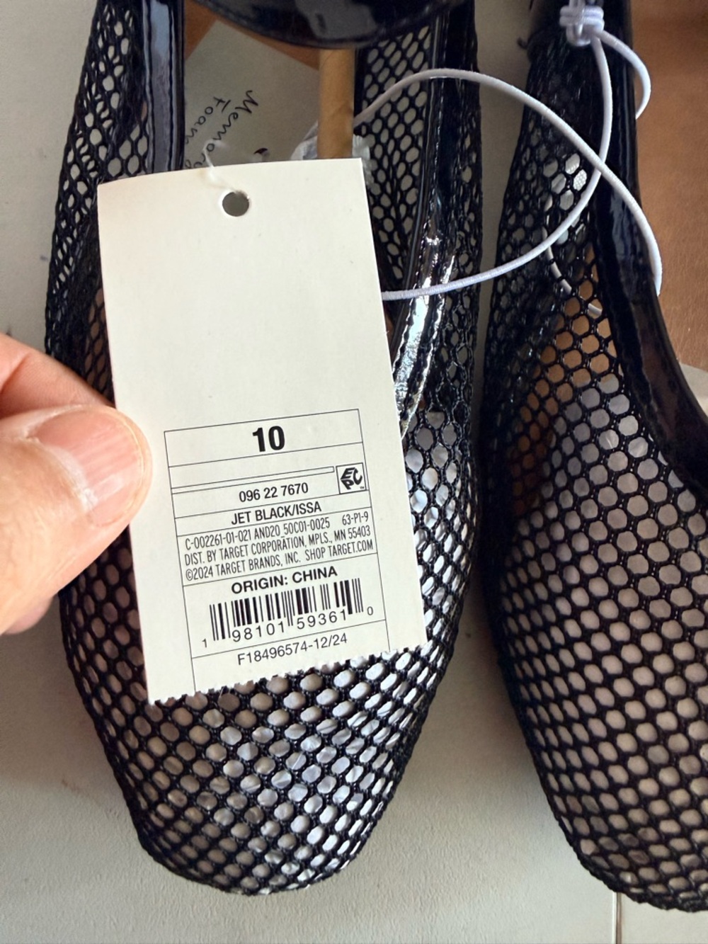a new day Women's Issa Mesh Mary Jane Ballet Flats w/ Memory Foam Insole. Sz 10 - Picture 9 of 17
